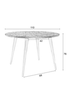 Table à manger ronde en teck
