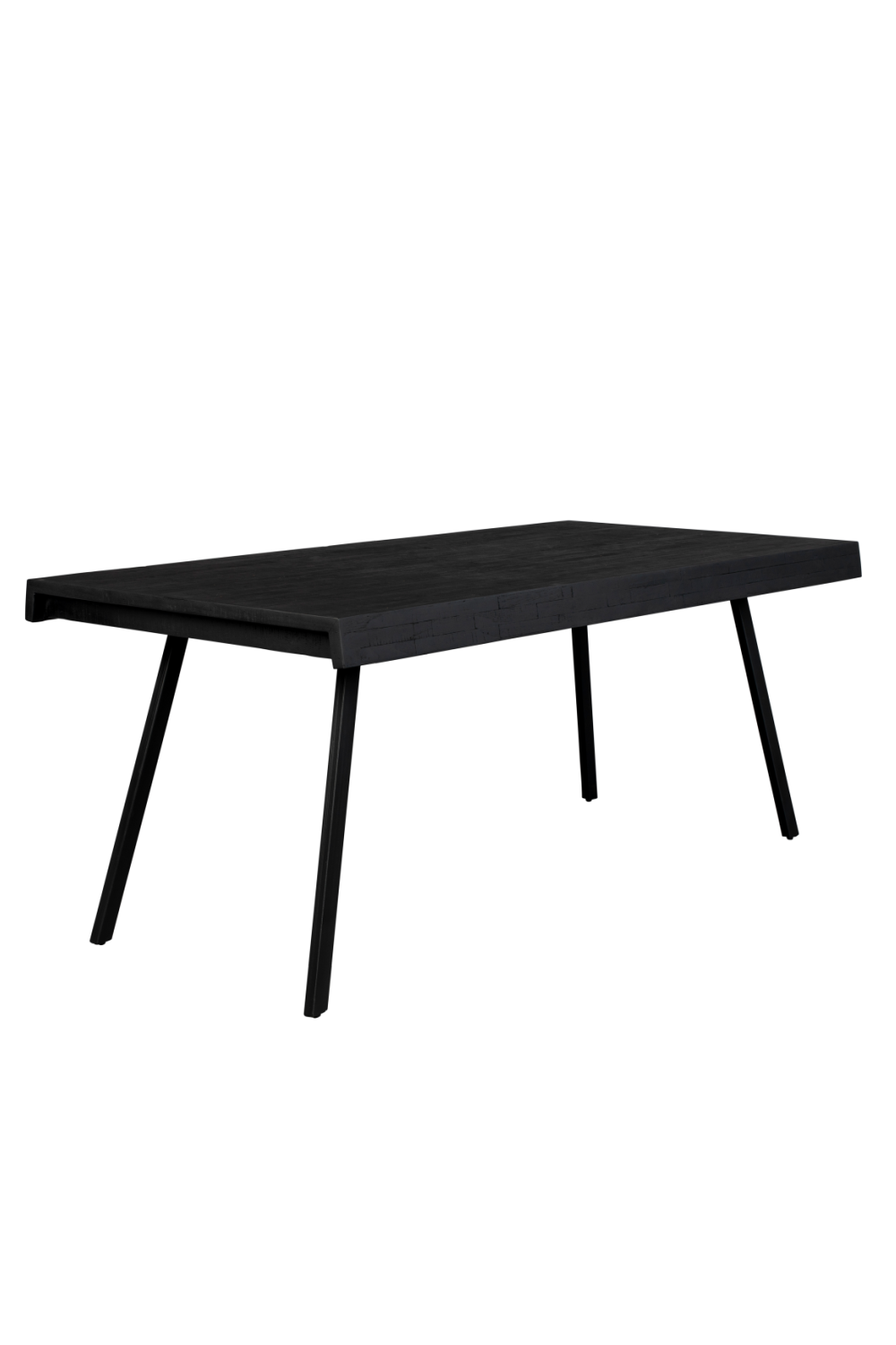 Table de salle à manger en teck noir