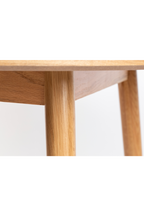 Table à manger ronde en bois naturel