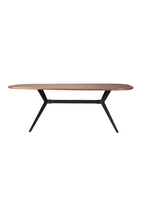 Table à manger moderne marron