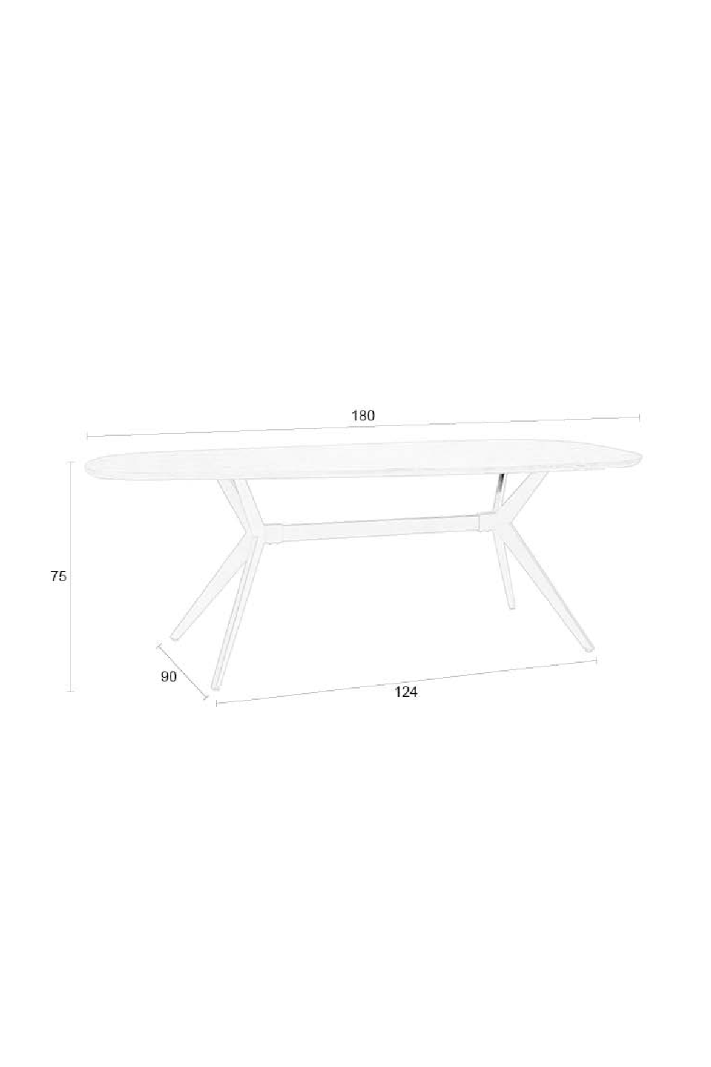 Table à manger moderne marron