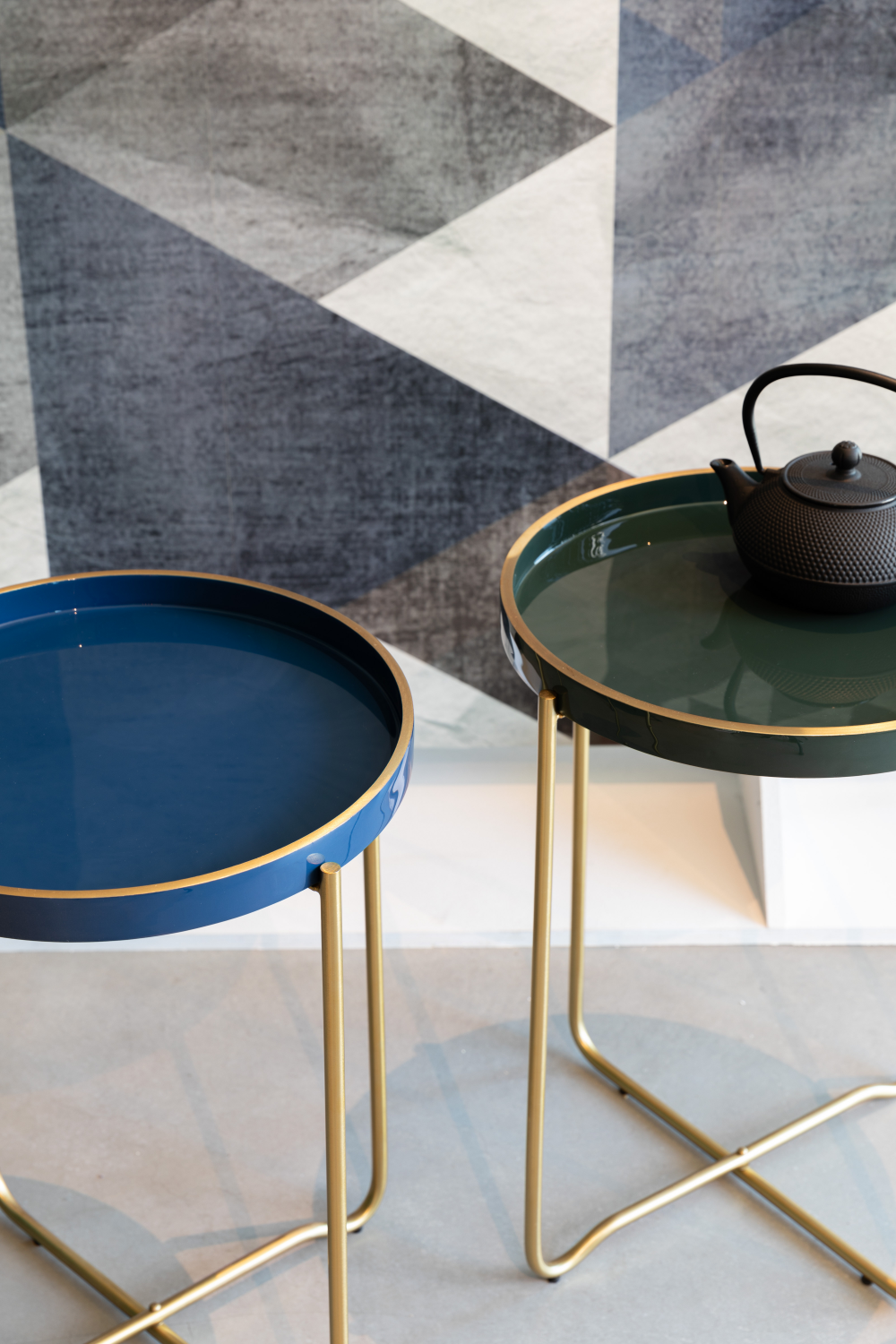 Table d'appoint ronde moderne