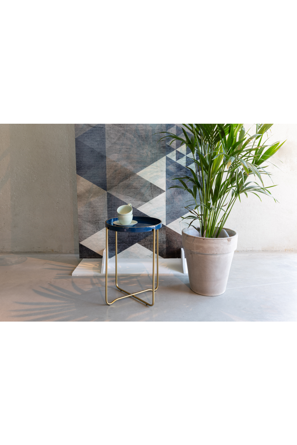 Table d'appoint ronde moderne