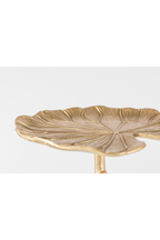 Table d'appoint Art déco à motif feuille