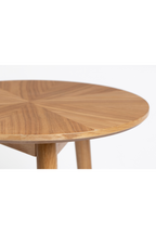 Table d'appoint ronde en bois