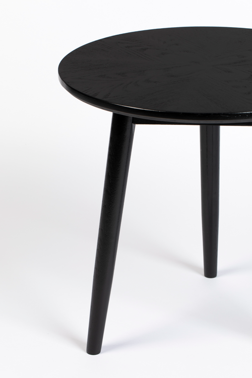 Table d'appoint tripode noire