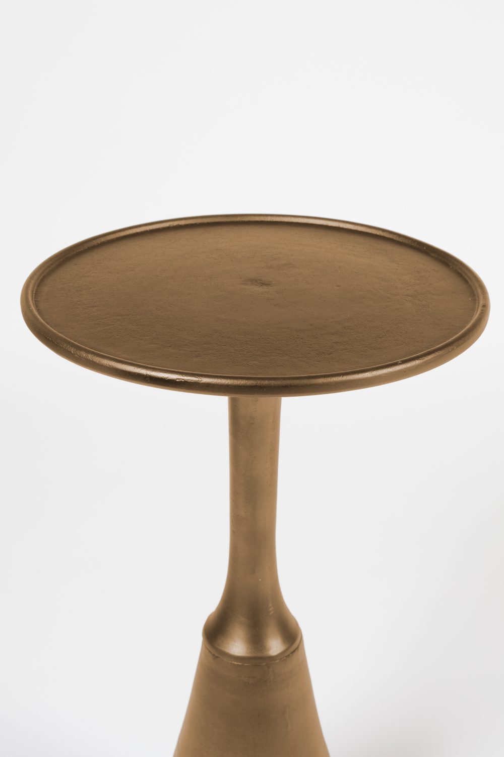 Table d'appoint antique à piètement colonne