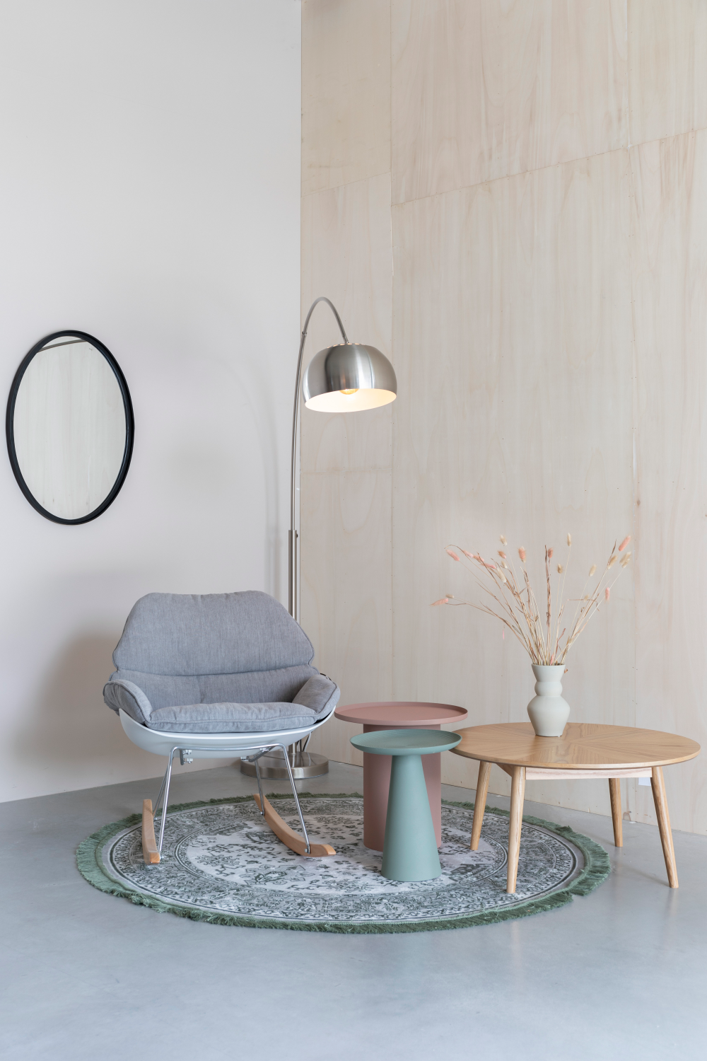 Table d'appoint piédestal minimaliste L