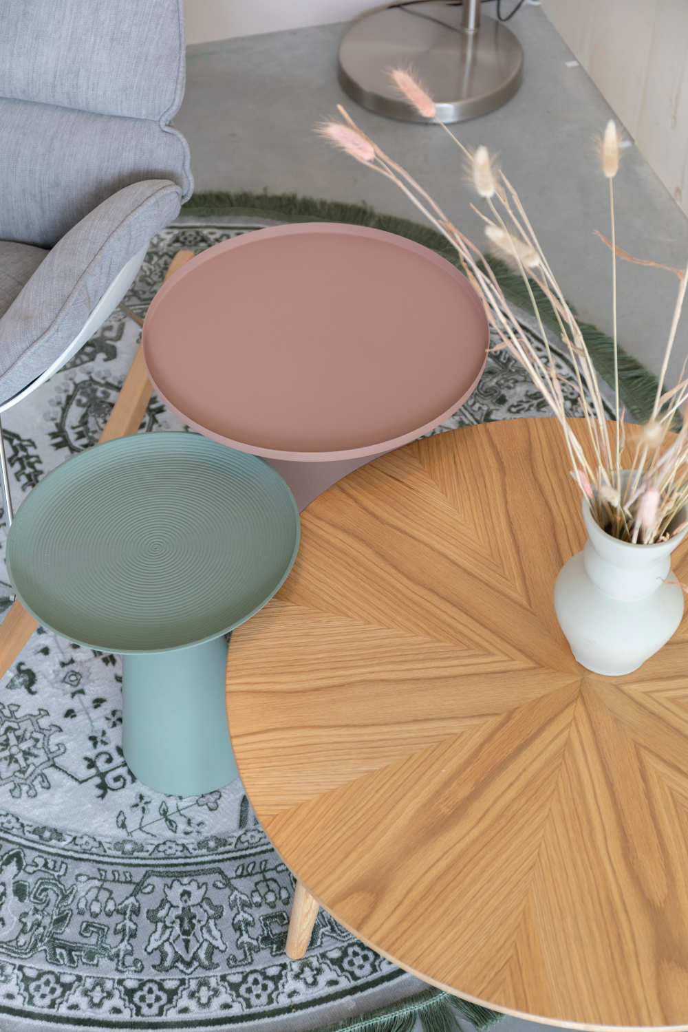Table d'appoint piédestal minimaliste L