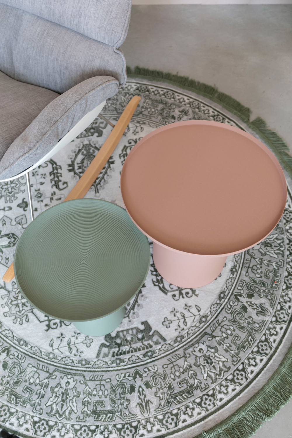 Table d'appoint piédestal minimaliste L