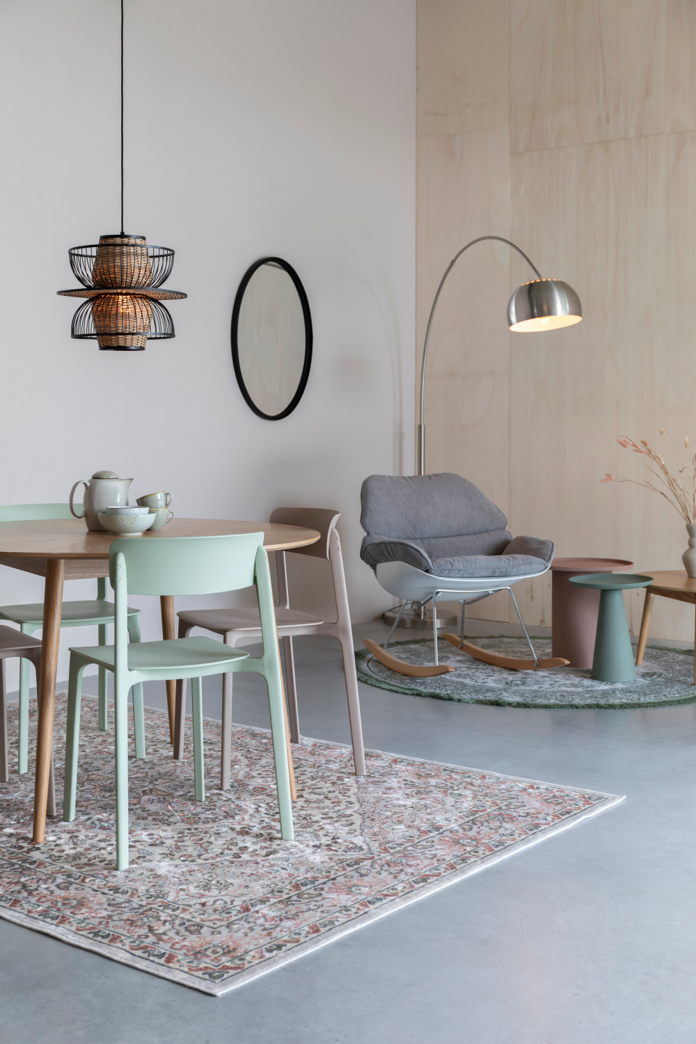 Table d'appoint piédestal minimaliste L
