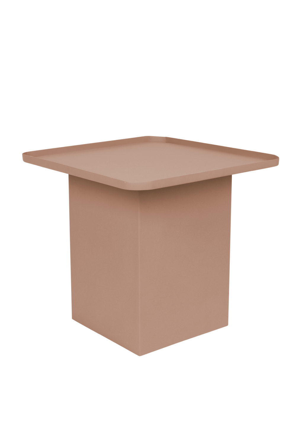 Table d'appoint carrée en fer