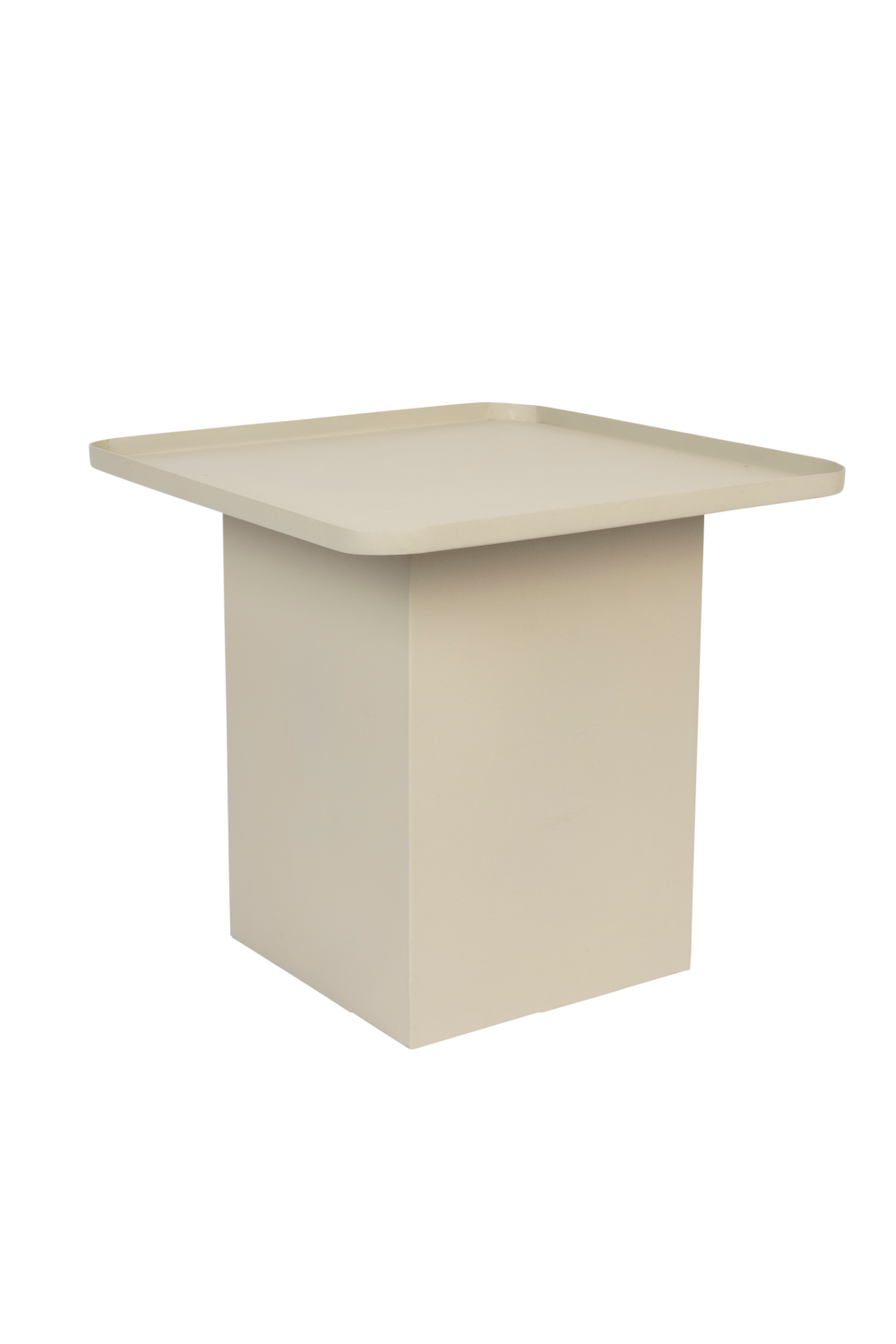 Table d'appoint carrée en fer