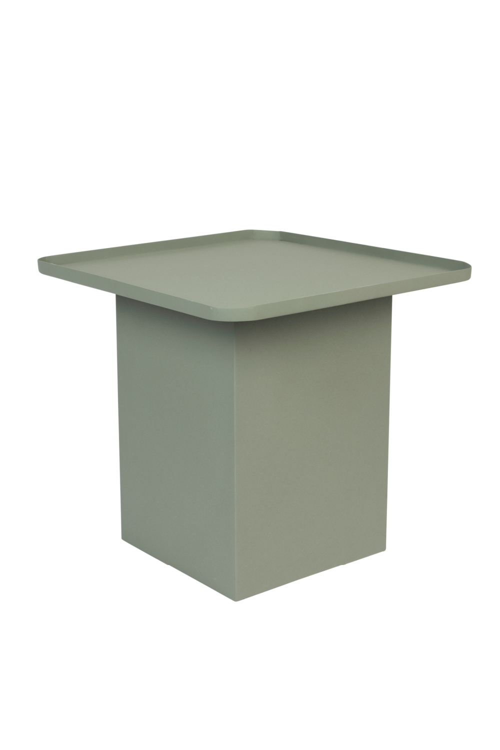 Table d'appoint carrée en fer