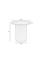 Table d'appoint ronde