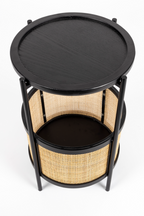 Table d'appoint avec accents en rotin