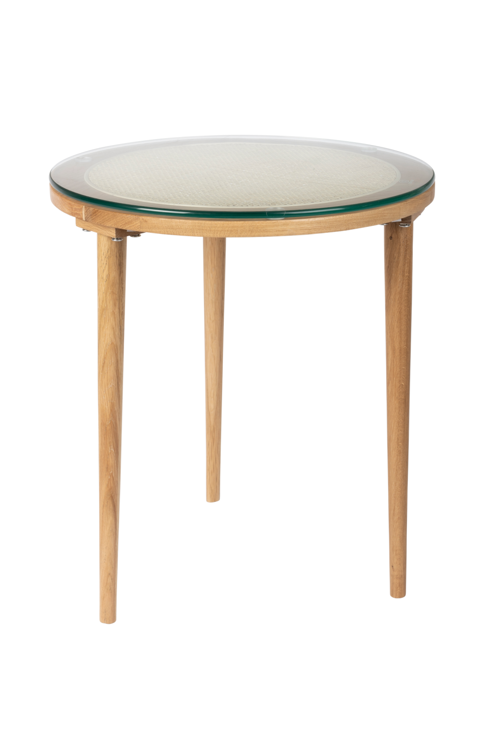 Table d'appoint moderne en rotin naturel