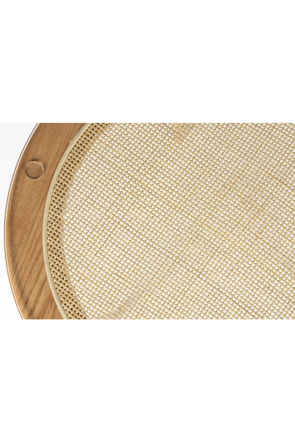 Table d'appoint moderne en rotin naturel