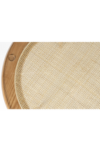 Table d'appoint moderne en rotin naturel