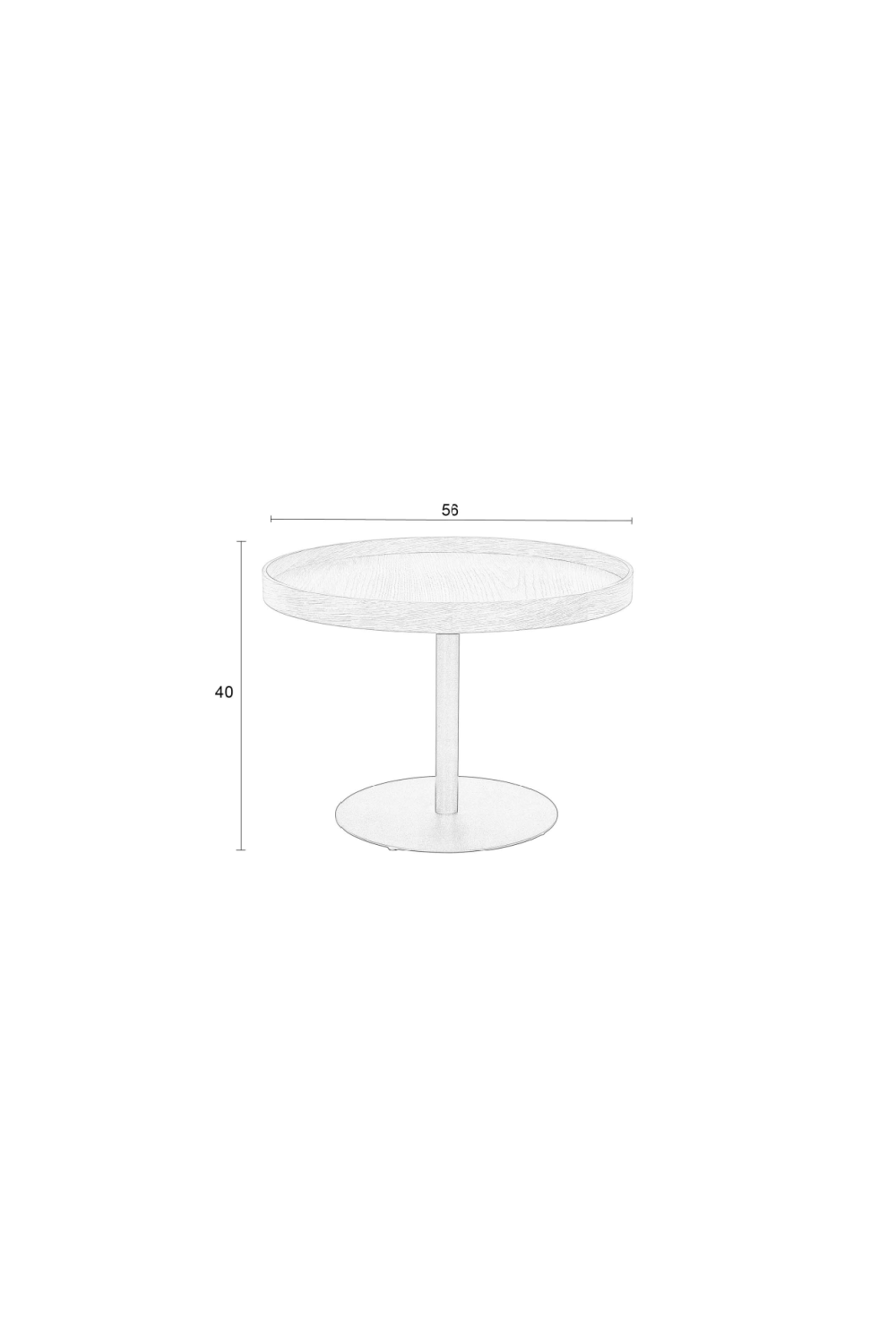Table d'appoint en chêne M