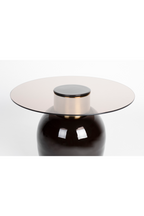 Table d'appoint moderne en verre