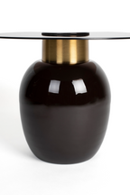 Table d'appoint moderne en verre