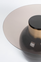 Table d'appoint moderne en verre