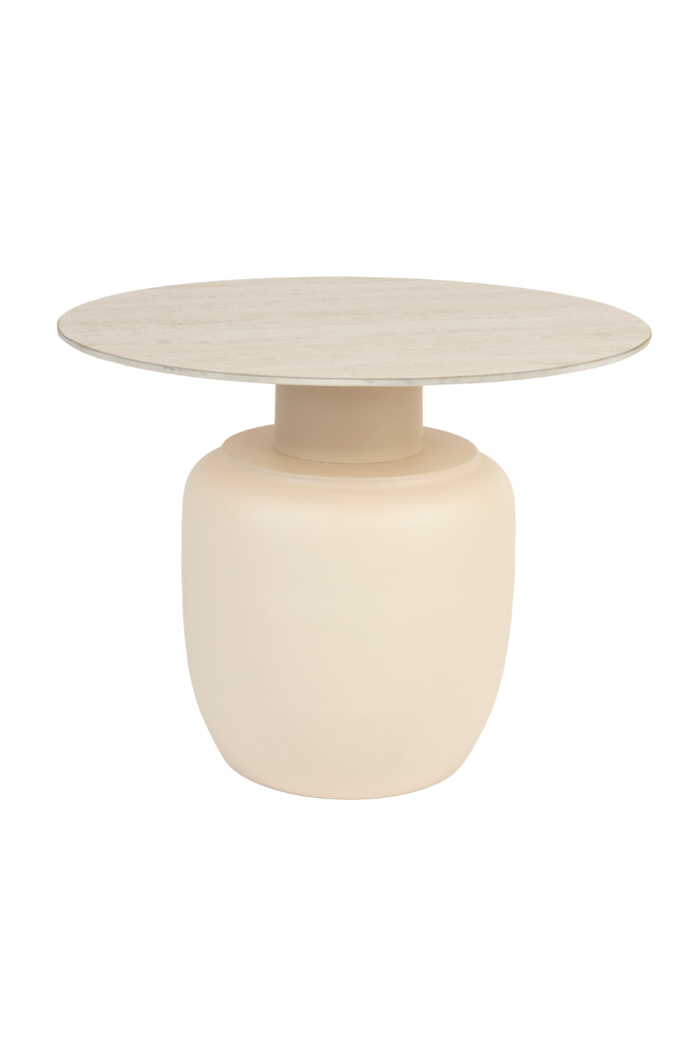 Table d'appoint moderne beige