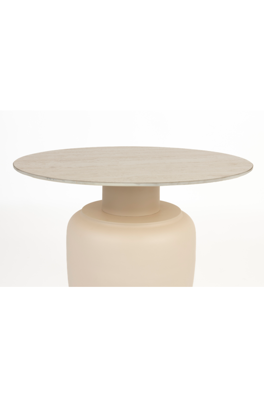 Table d'appoint moderne beige