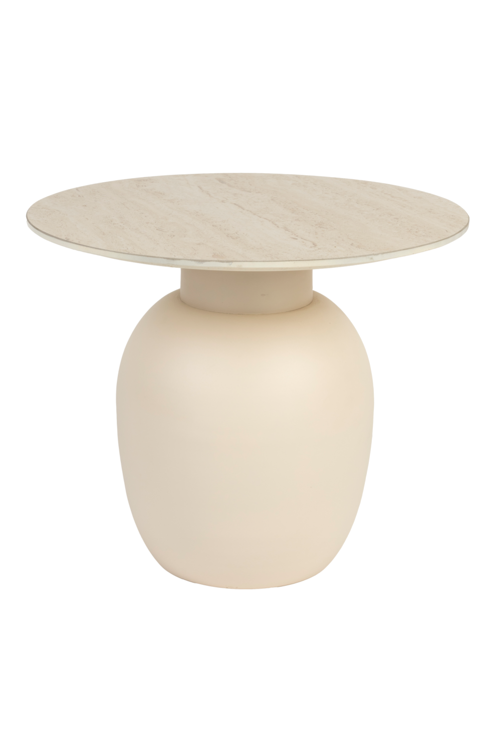 Table d'appoint moderne beige