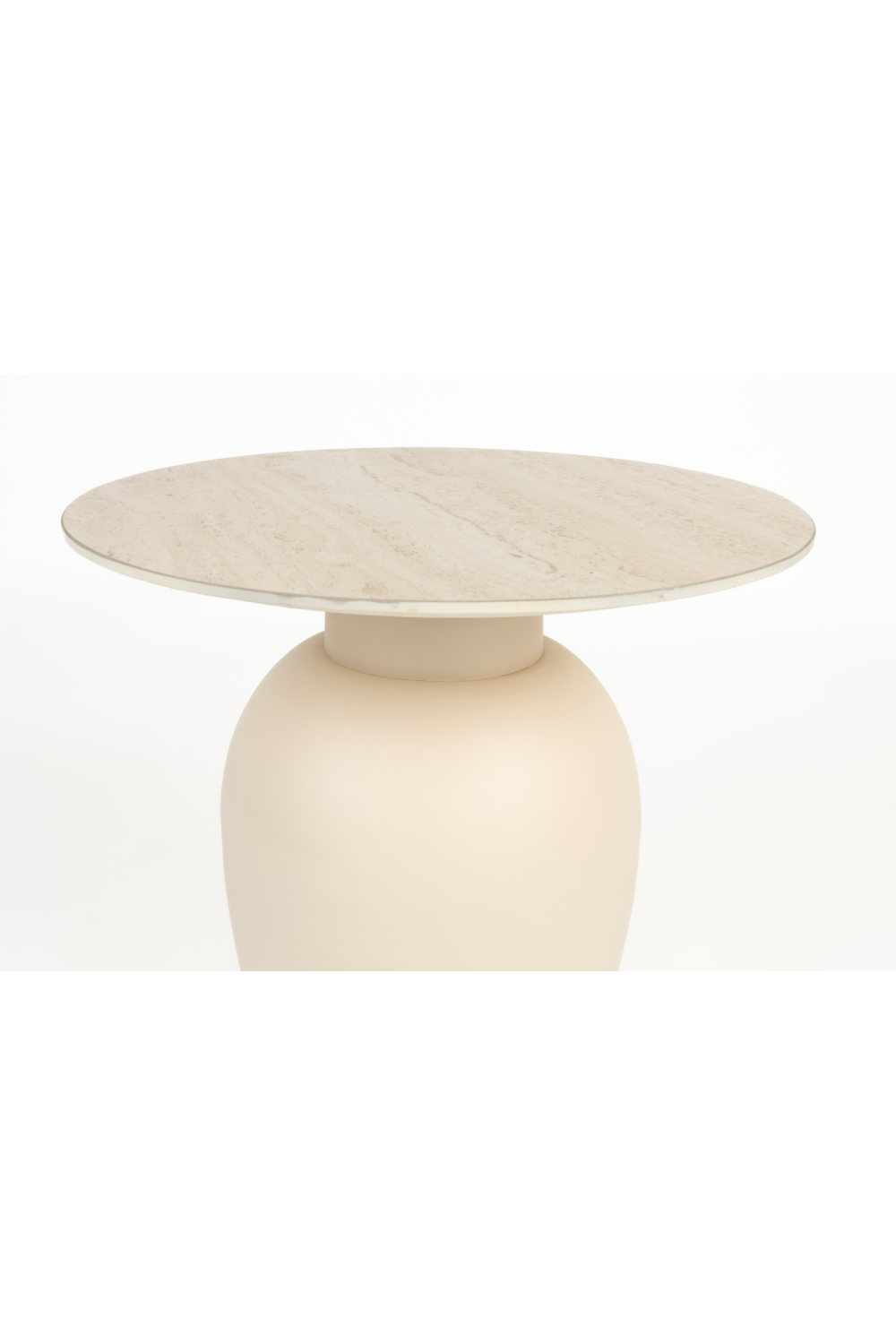 Table d'appoint moderne beige