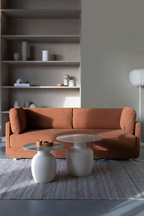 Table d'appoint moderne beige