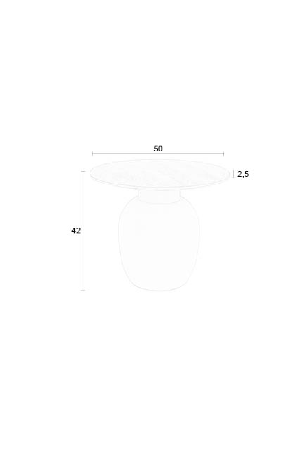 Table d'appoint moderne beige