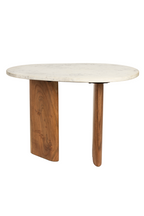 Table d'appoint en bois d'acacia