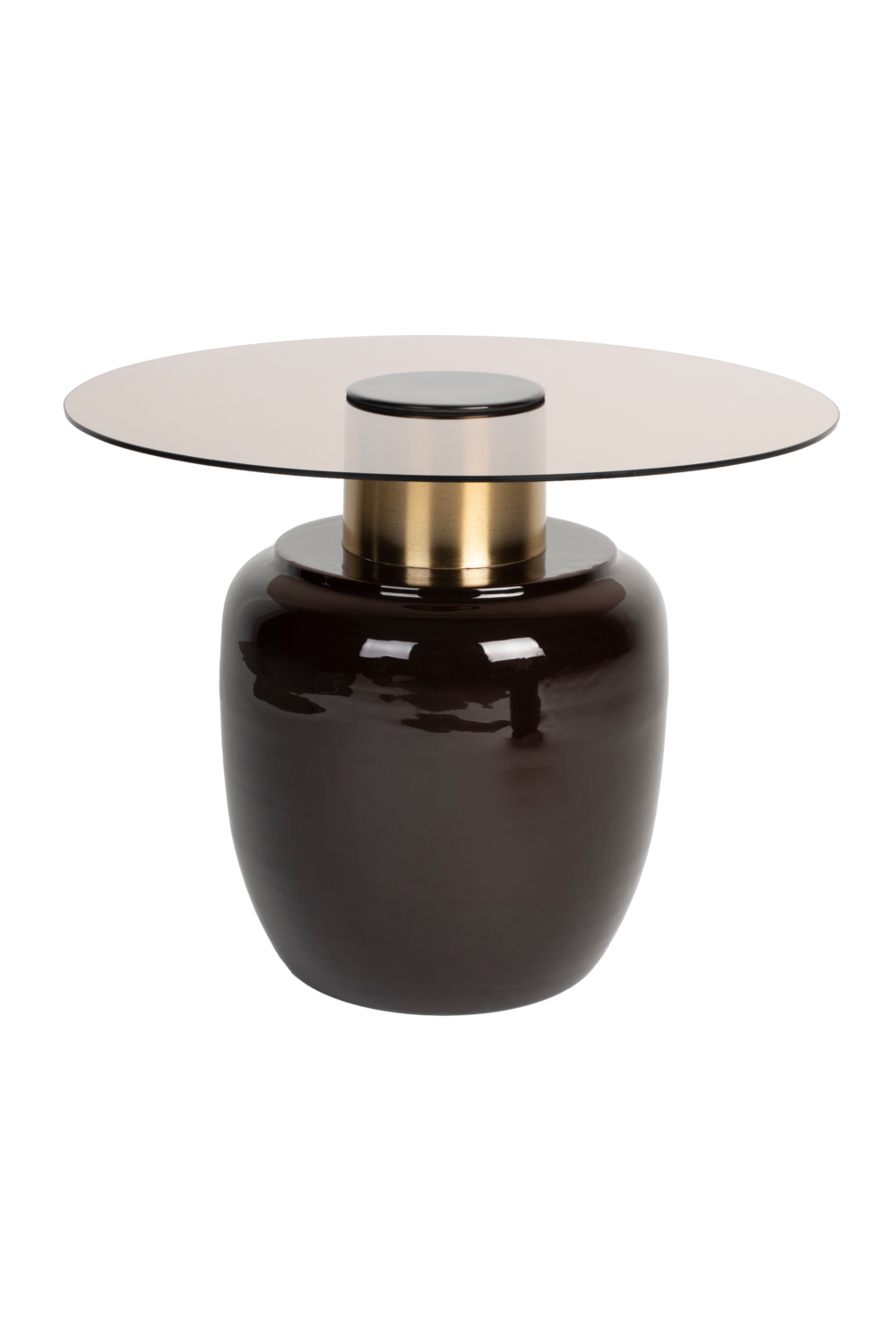 Table d'appoint moderne en verre
