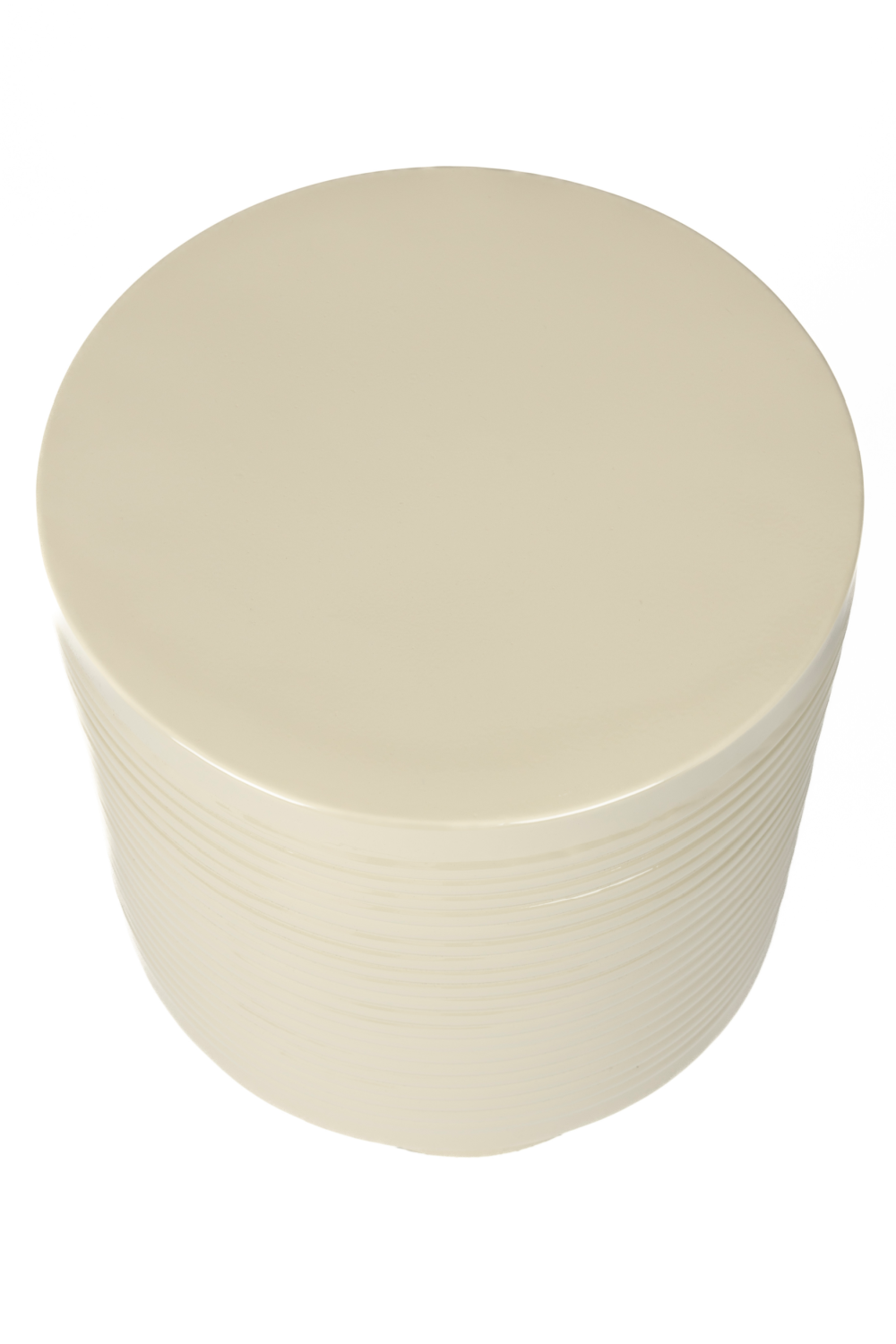 Table d'appoint en fer beige