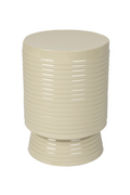 Table d'appoint en fer beige