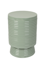 Table d'appoint en fer vert