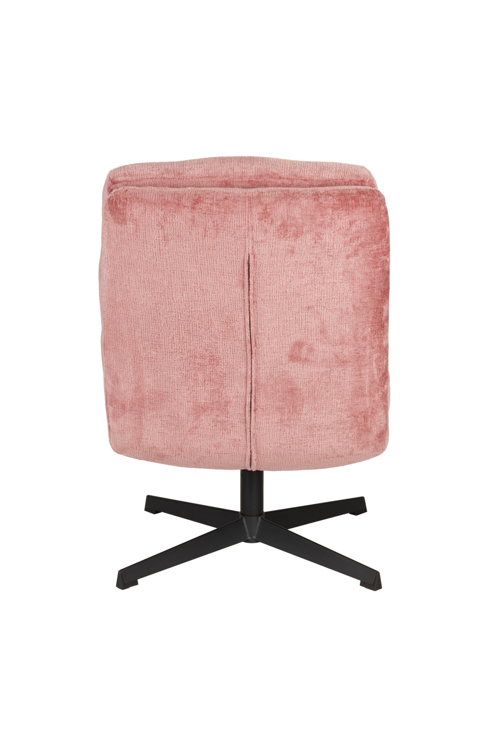 Fauteuil pivotant capitonné à carreaux