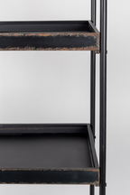 Vitrine noire en fer