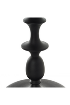 Table d'appoint piédestal noire