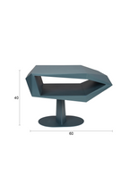 Table d'appoint géométrique moderne