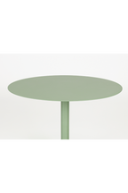 Table de bistrot ronde d'extérieur à pied central