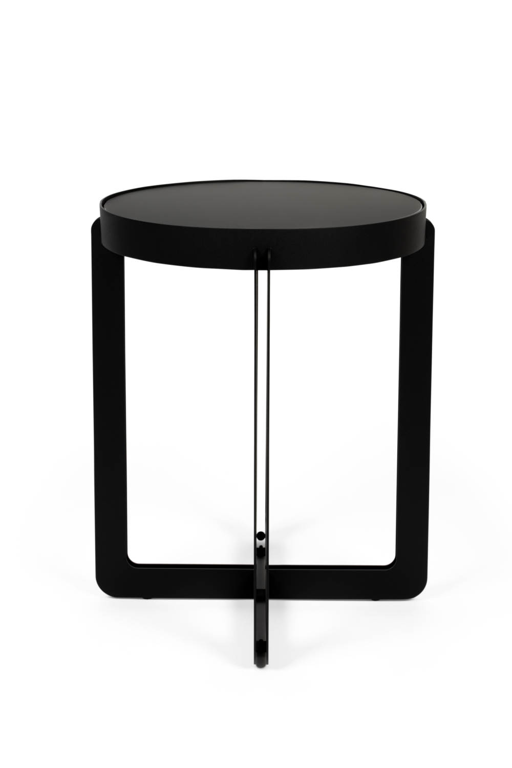 Table d'appoint à piétement croisé