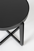 Table d'appoint à piétement croisé
