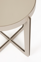 Table d'appoint à piétement croisé