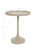 Table d'appoint ronde à piedestal