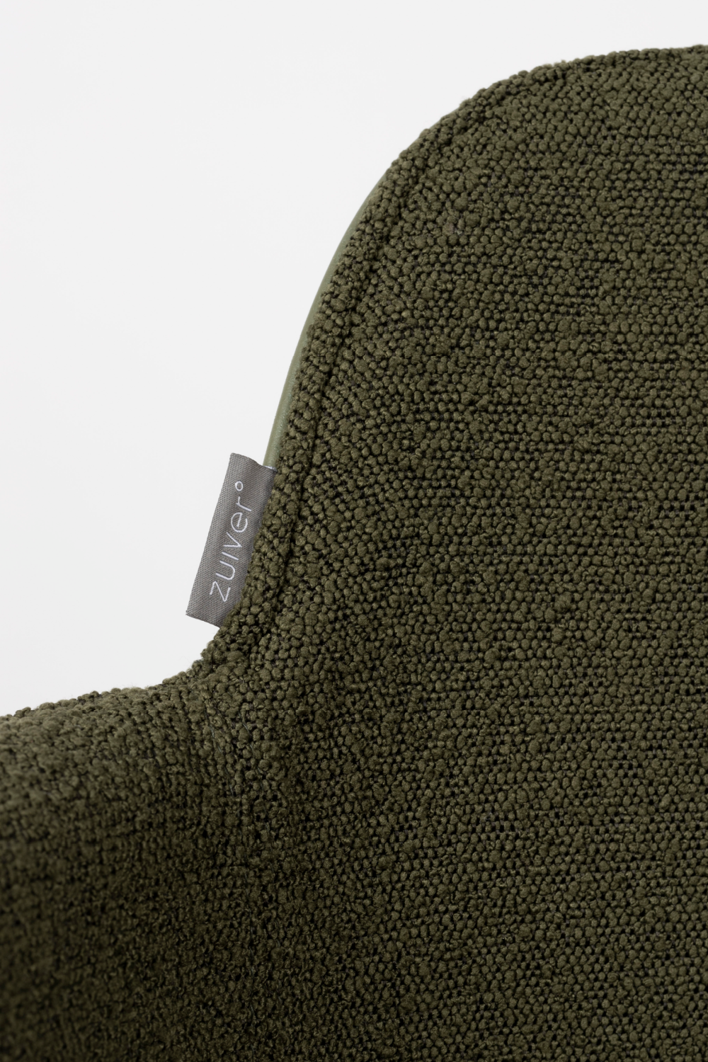 Fauteuils pivotants rembourrés verts (2)