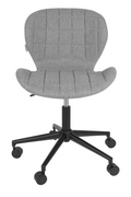 Chaise de bureau matelassée et réglable
