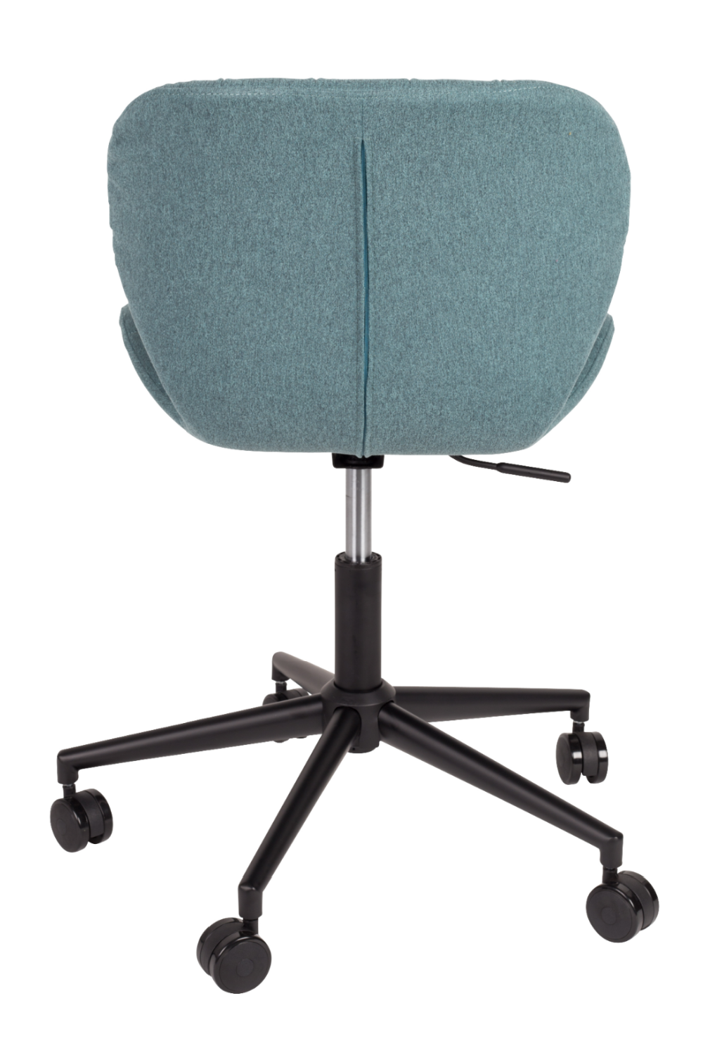Fauteuil de bureau baquet tapissé bleu